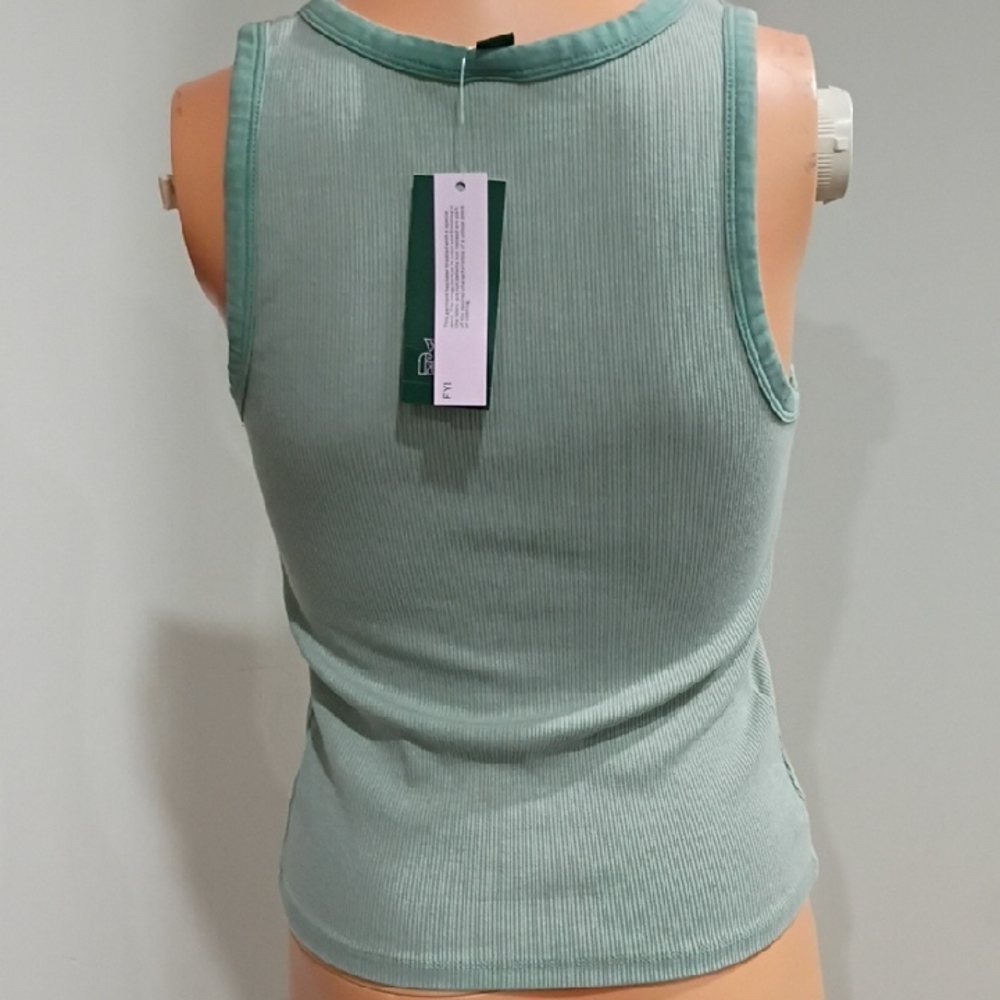 Wild Fable Ribbed Tank Top - Soft Green